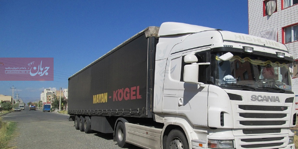 توقیف اسکانیا با بیش از 90 کیلو شیشه!